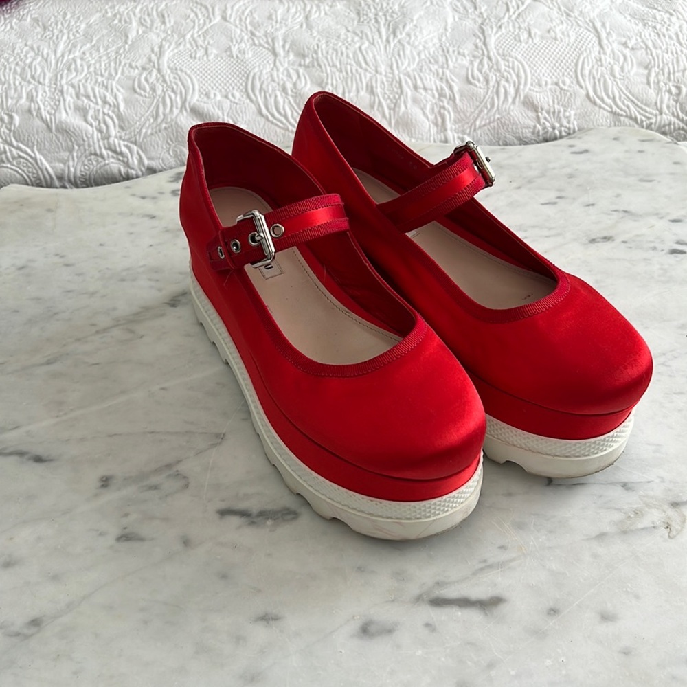 Miu Miu platform Mary Janes